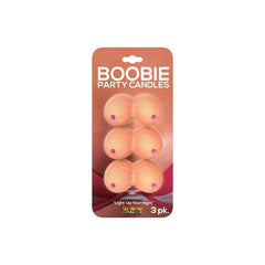 BOOBIE PARTY CANDLES - 3PK.