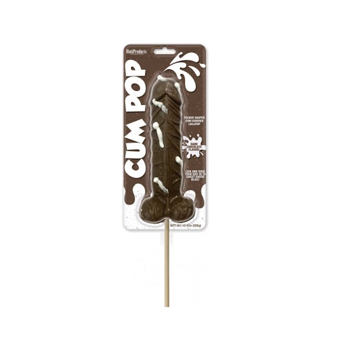 CANDY CUM COCK POPS DARK CHOCOLATE 1PC CLAMSHELL