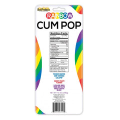 CANDY CUM COCK POPS RAINBOW 1PC CLAMSHELL