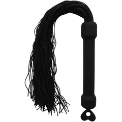 WHIP IT- BLACK PLEASURE WHIP WITH TASSELS