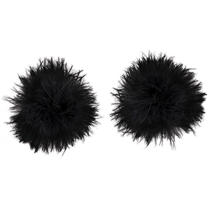 NIPPLICIOUS - FURBALL PASTIES - BLACK