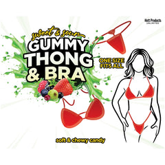 GUMMY THONG & BRA SWEET & SOUR SOFT CHEWY CANDY