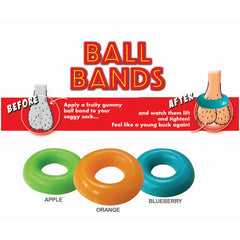 BALLS BANDS 3 GUMMY TESTICULAR BANDS
