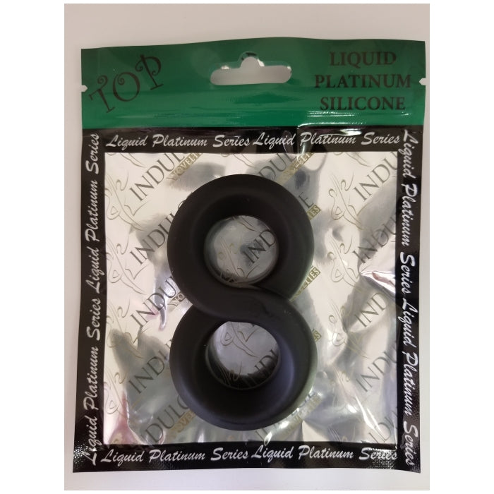 LIQUID PLATINUM SILICONE COCKRING - ETERNITY - LJ-