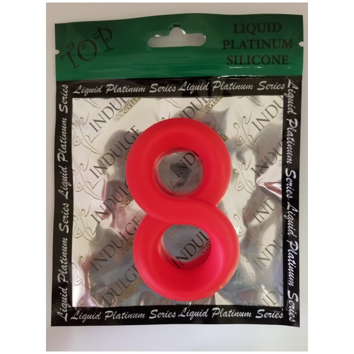 LIQUID PLATINUM SILICONE COCKRING - ETERNITY - LJ-
