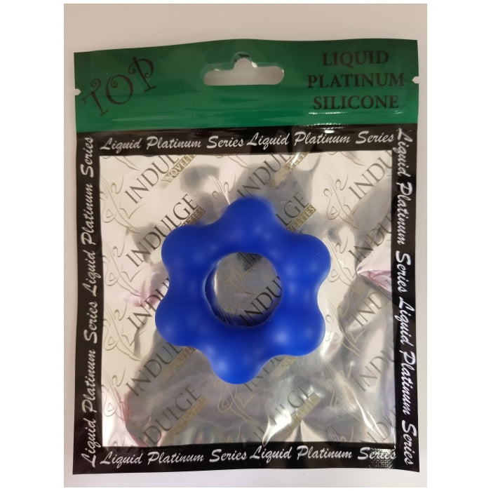 LIQUID PLATINUM SILICONE COCKRING - BANDIT - LJ-70