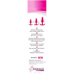 MUSKETEERS 3 SET BUTTPLUG - MAGENTA