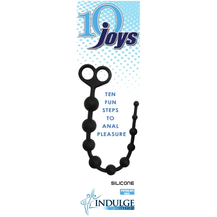 10 JOYS ANAL BEADS - BLACK