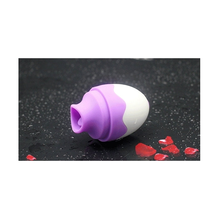 LICKER MASSAGER RECHARGEABLE EGG - VIOLET