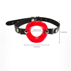 BALL GAG OPEN MOUTH - RED