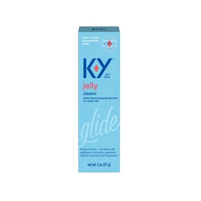 LUBE WATER-BASED 2OZ GLIDE K-Y JELLY CLASSIC