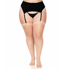 PLUS SHEER STOCKINGS - QUEEN SIZE - NUDE