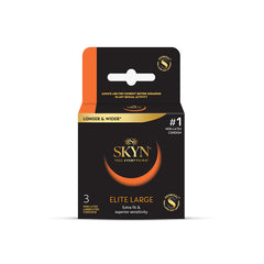 LIFESTYLES 3'S SKYN ELITE LARGE 6 PACK