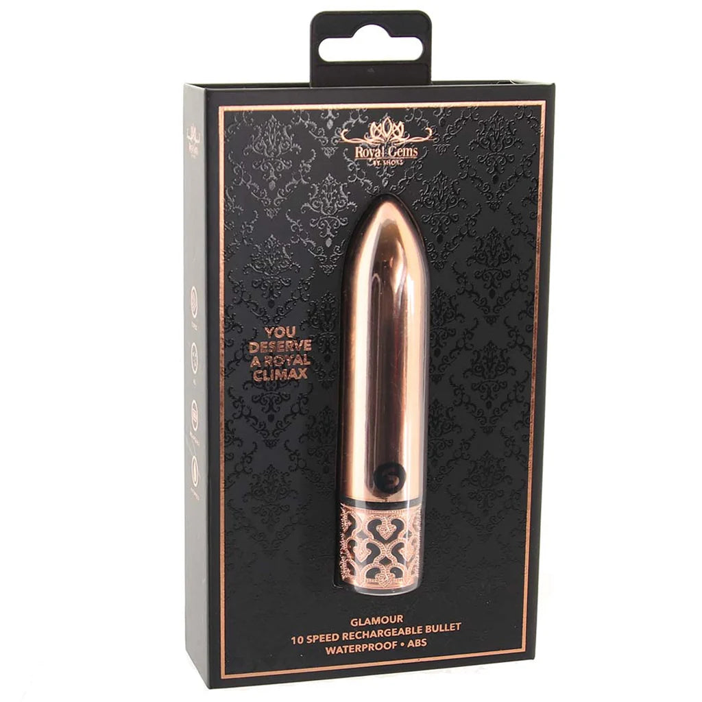 Glamour Rechargeable ABS Bullet – Rose Gold