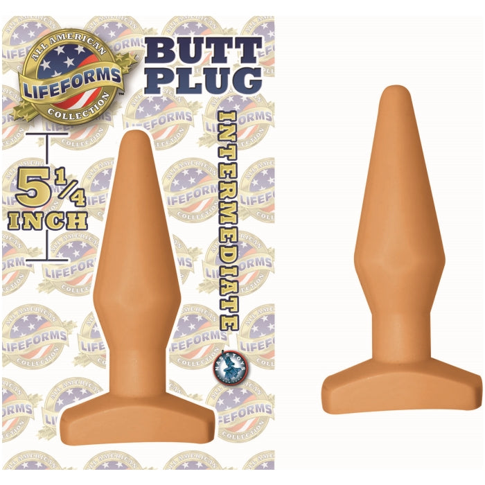 LIFEFORMS BUTT PLUG INTERMEDIATE-WHITE
