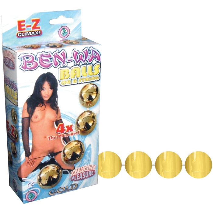 BEN WA BALLS ON A STRING-GOLD