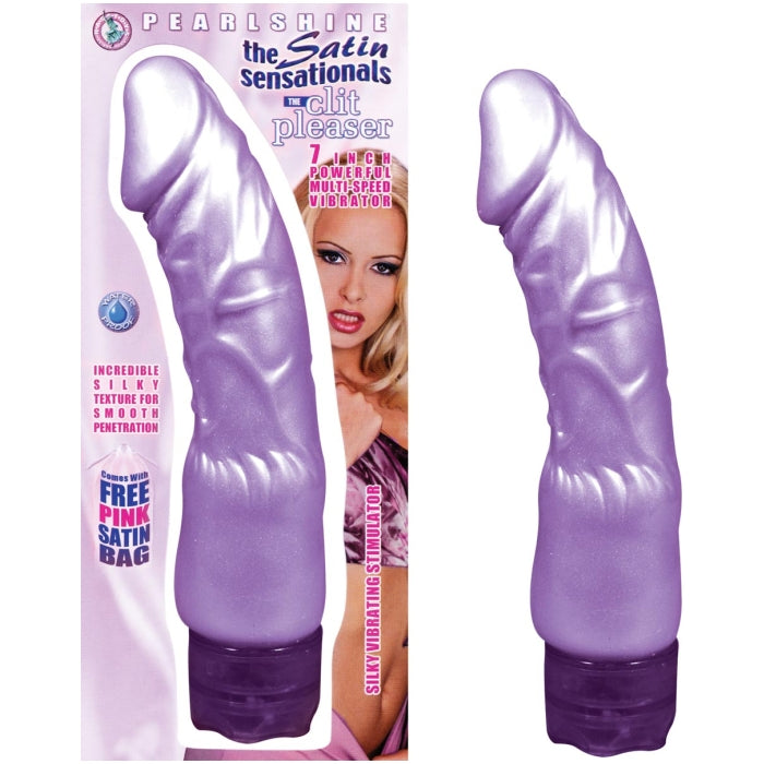 PEARLSHINE THE SATIN SENSATIONALS THE CLIT PLEASER-LAVENDER