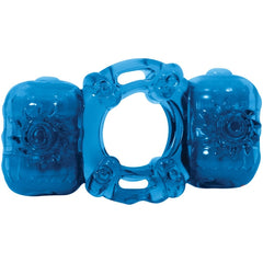 PARTNER'S PLEASURE RING-BLUE
