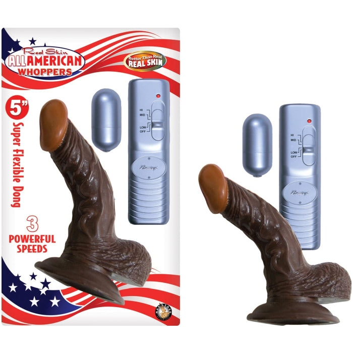 AFROAMERICAN WHOPPERS 5VIBES DONG W/BALL/BULLET-BROWN