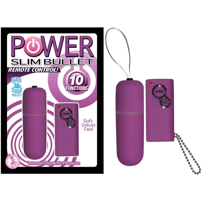 POWER SLIM BULLET REMOTE CONTROL - PURPLE
