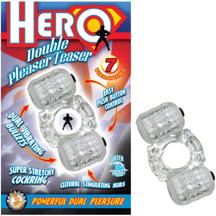 HERO DOUBLE PLEASER TEASER - WHITE