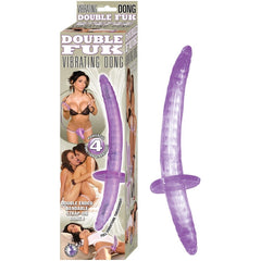 DOUBLE FUK VIBRATING DONG - PURPLE