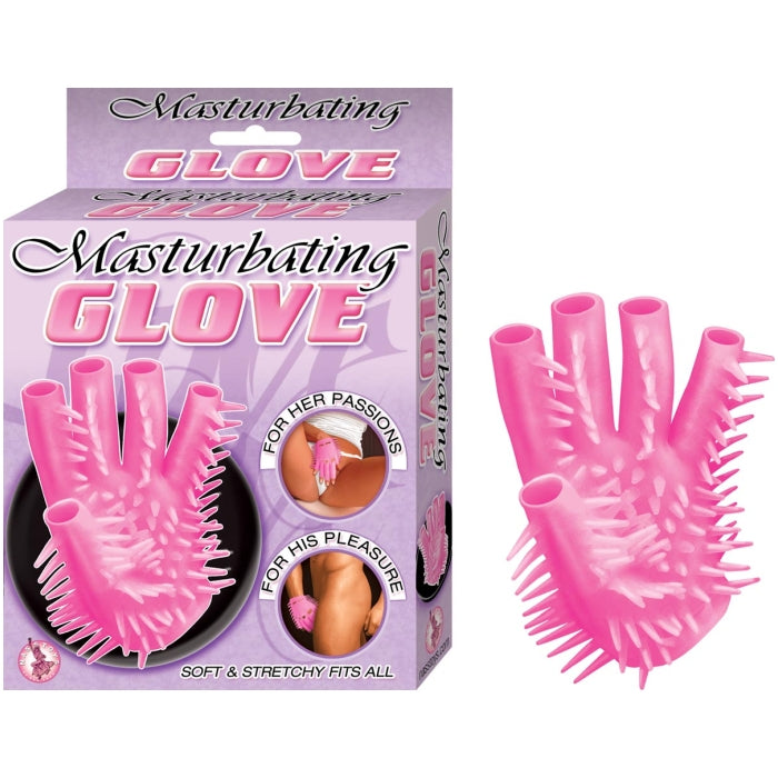 MASTURBATING GLOVE - PINK