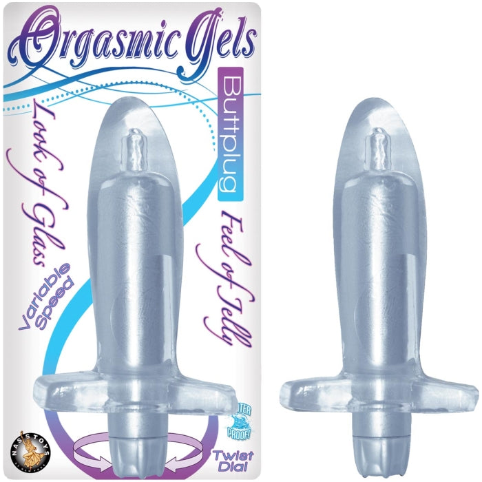 ORGASMIC GELS BUTTPLUG - SILVER