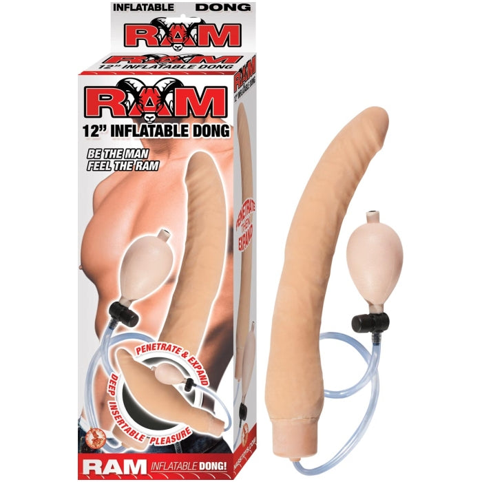 RAM 12 INFLATABLE DONG - FLESH