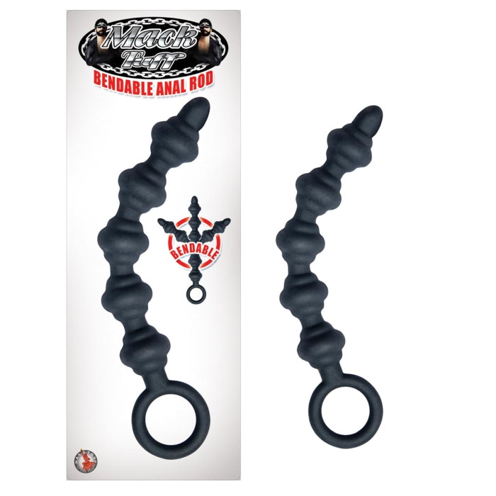 MACK TUFF BENDABLE ANAL ROD-BLACK