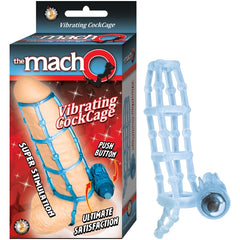 THE MACHO VIBRATING COCKCAGE - BLUE