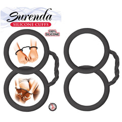 SURENDA SILICONE CUFFS-BLACK