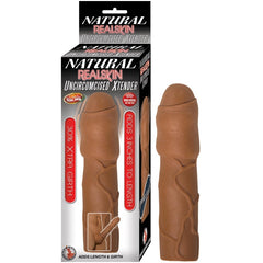 NATURAL REALSKIN UNCIRCUMCISED XTENDER-BROWN