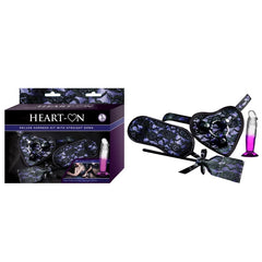 HEART-ON DELUXE HARNESS KIT WITH STRAIGHT DONG-PURPLE