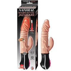 NATURAL REALSKIN HOT COCK JACKHAMMER - FLESH