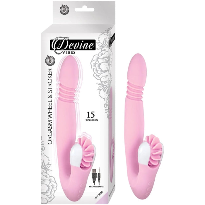 DEVINE VIBES ORGASM WHEEL & STROKER-PINK