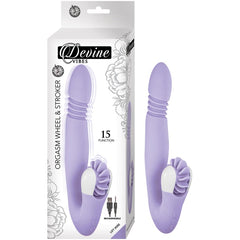 DEVINE VIBES ORGASM WHEEL & STROKER-LAVENDER