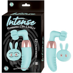 INTENSE REMOTE CLIT LICKER-AQUA