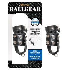 BALLGEAR BALL STRETCHER WITH SEPARATOR & D-RING-BLACK