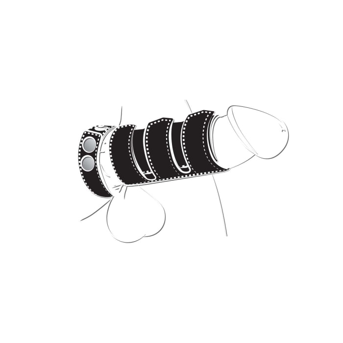BALLGEAR COCK STRAP WITH SHEATH-BLACK