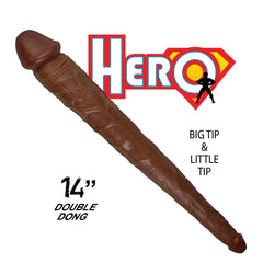 HERO 14" DOUBLE DONG-BROWN