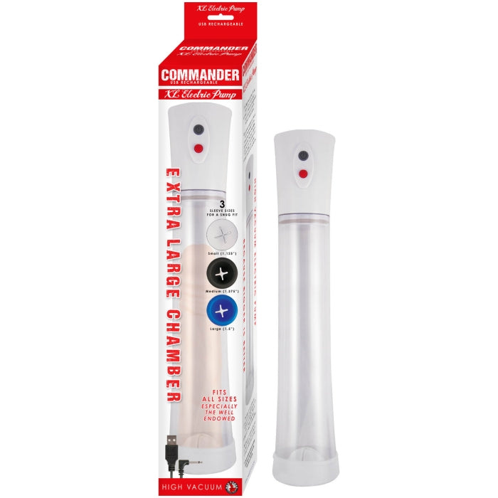 COMMANDER XL ELECTRIC PUMP-WHITE