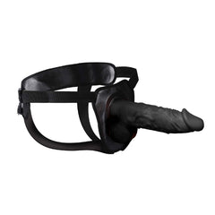ERECTION ASSISTANT HOLLOW STRAP-ON 9.5"-BLACK