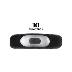 ENHANCER VIBRATING COCKRING-BLACK