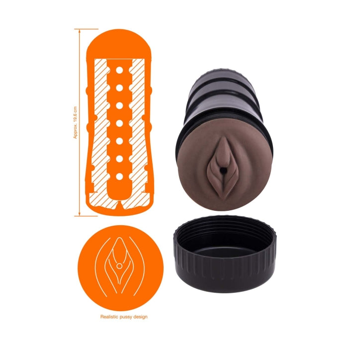 DEE LITE HAND PUSSY-DARK BROWN