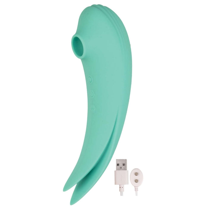 MYSTIQUE VIBRATING MASSAGERS SUCTION VIBE-AQUA