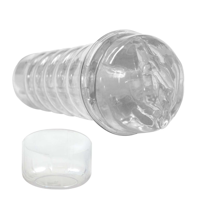 DREAM-LITE CRYSTAL VAGINA MASTURBATOR-CLEAR