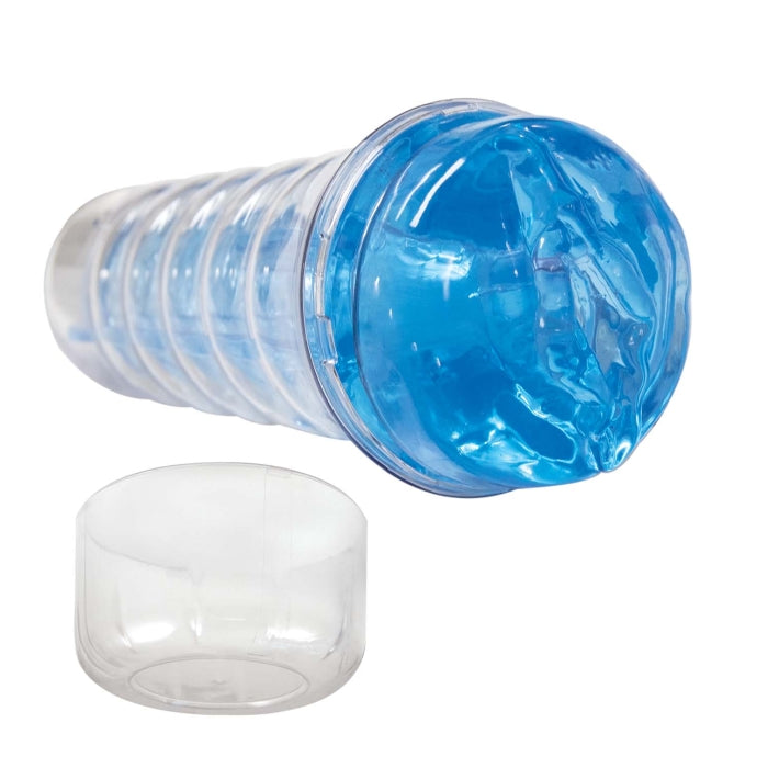 DREAM-LITE CRYSTAL VAGINA MASTURBATOR-BLUE