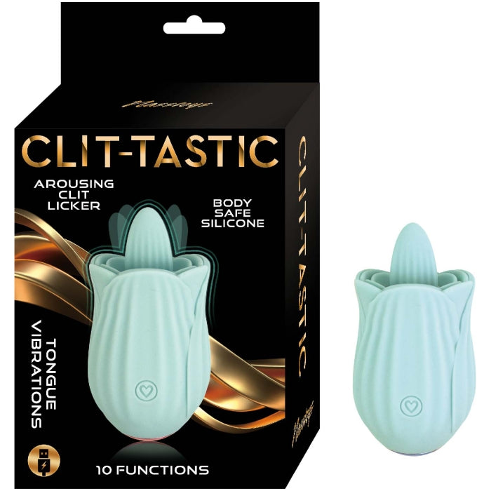 CLIT-TASTIC AROUSING CLIT LICKER-AQUA