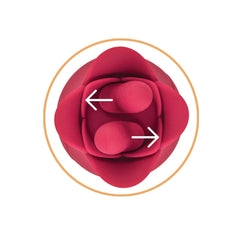 CLIT-TASTIC TULIP FINGER MASSAGER-RED